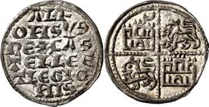 Alfonso X (1252-1284). ¿Sevilla?. Dinero de ... 