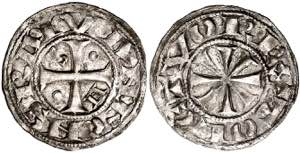 Alfonso VII (1126-1157). Toledo. Dinero. ... 