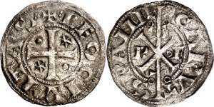 Alfonso VII (1126-1157). León. Dinero. ... 