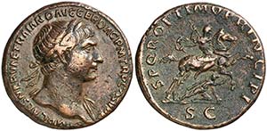 (107 d.C.). Trajano. As. (Spink 3234 var) ... 