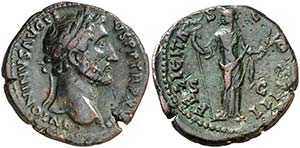 (154-155 d.C.). Antonino pío. As. (Spink ... 