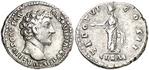 (151-152 d.C.). Marco Aurelio. Denario. ... 