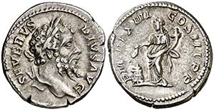 (206 d.C.). Septimio Severo. Denario. (Spink ... 
