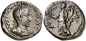 (256-257 d.C.). Valeriano I. Alejandría. ... 