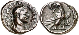 (269-270 d.C.). Claudio II. Alejandría. ... 