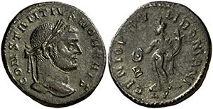 (298 d.C.). Constancio I, Cloro. Lugdunum. ... 