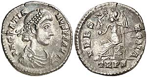 (375-378 d.C.). Graciano. Treveri. Siliqua. ... 