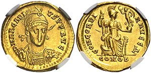 (395-402 d.C.). Arcadio. Constantinopla. ... 