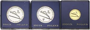 1980. Polonia. 200 (dos) y 2000 zlotych. ... 