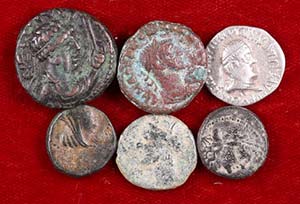Monedas griegas. Lote de 5 bronces de cecas ... 