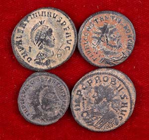 Imperio Romano. Lote de 4 monedas romanas. A ... 