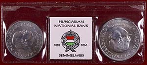 1968. Hungría. 50 y 100 florines. (Kr. 582 ... 