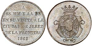 1862. Isabel II. Jerez de la Frontera. (V. ... 
