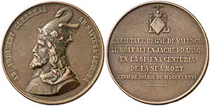 1876. Valencia. (Cru.Medalles 656a). 63,62 ... 