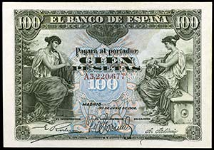 1906. 100 pesetas. (Ed. B97a). 30 de junio, ... 