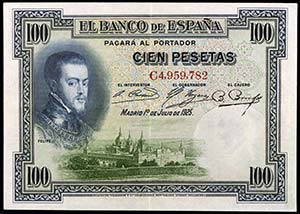 1925. 100 pesetas. (Ed. B107a) (Ed. 323a). 1 ... 