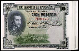 1925. 100 pesetas. (Ed. 350). 1 de julio, ... 