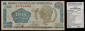 1989. Venezuela. Banco Central. USBC. 2 ... 