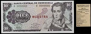1981. Venezuela. Banco Central. CMdB. 10 ... 