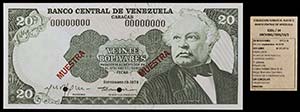 1979. Venezuela. Banco Central. ABNC. 20 ... 