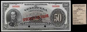 s/d (1940 y 1953). Venezuela. Banco Central. ... 
