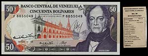 1985. Venezuela. Banco Central. BDDK. 50 ... 