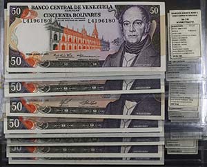 1977, 1985, 1988 y 1990. Venezuela. Banco ... 