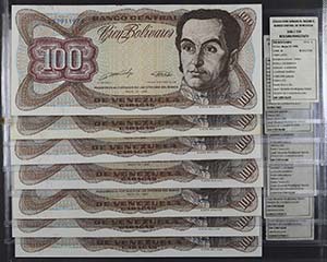 1990. Venezuela. Banco Central. BDDK. 100 ... 