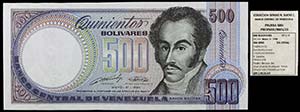 1990. Venezuela. Banco Central. BDDK. Prueba ... 