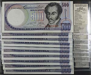 1990. Venezuela. Banco Central. BDDK. 500 ... 