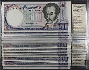 1995. Venezuela. Banco Central. CBNC. 500 ... 