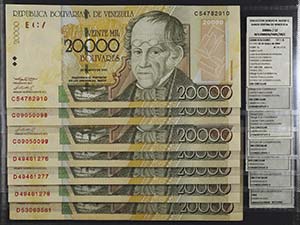 2004. Venezuela. Banco Central. CdMV. 20000 ... 