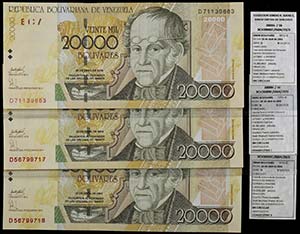 2006. Venezuela. Banco Central. CdMV. 20000 ... 