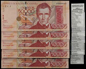 2005. Venezuela. Banco Central. CdMV. 50000 ... 