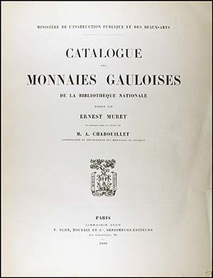 MURET, E. y CHABOUILLET, M. A.: Catalogue ... 