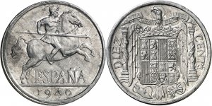 1940. Franco. 10 céntimos. (AC. 7). ... 