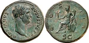 (128-129 d.C.). Adriano. Sestercio. (Spink ... 