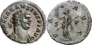 (291-292 d.C.). Carausio. Antoniniano. ... 