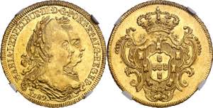 Brasil. 1782. María I y Pedro III. R ... 