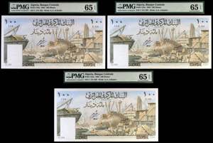 Argelia. 1964. Banco Central. 100 dinars. ... 