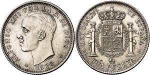 1930*1930. Alfonso XIII. CLP. 1 peseta. (AC. ... 