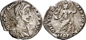 (397-402 d.C.). Arcadio. Mediolanum. ... 