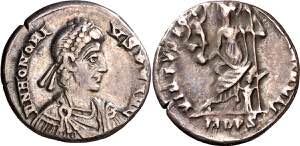 (397-402 d.C.). Honorio. Mediolanum. ... 