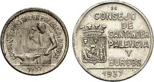 1937. Santander, Palencia y Burgos. 50 ... 