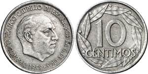 1959. Franco. 10 céntimos. (AC. 16). ... 
