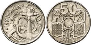 1949*1952. Franco. 50 céntimos. (AC. 23 ... 