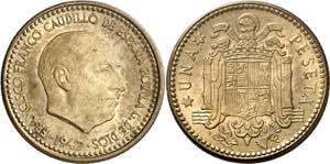 1947*1953. Franco. 1 peseta. (AC. 53). ... 