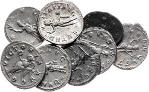 Monedas antiguas - Lote de 8 antoninianos. A ... 