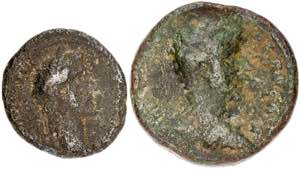 Monedas antiguas - Lote formado por 1 as de ... 