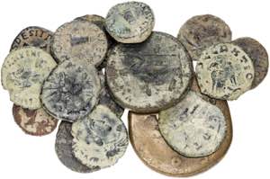 Monedas antiguas - Lote de 17 monedas ... 